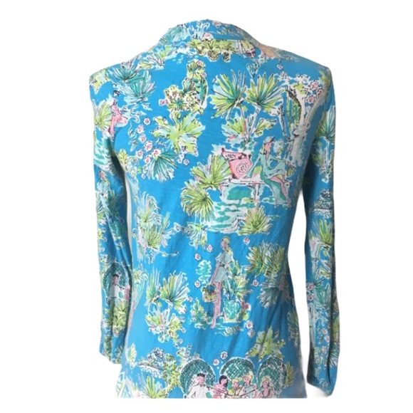 Lilly Pulitzer Rare Jungle Glam Tunic Top … - Picture 2 of 4